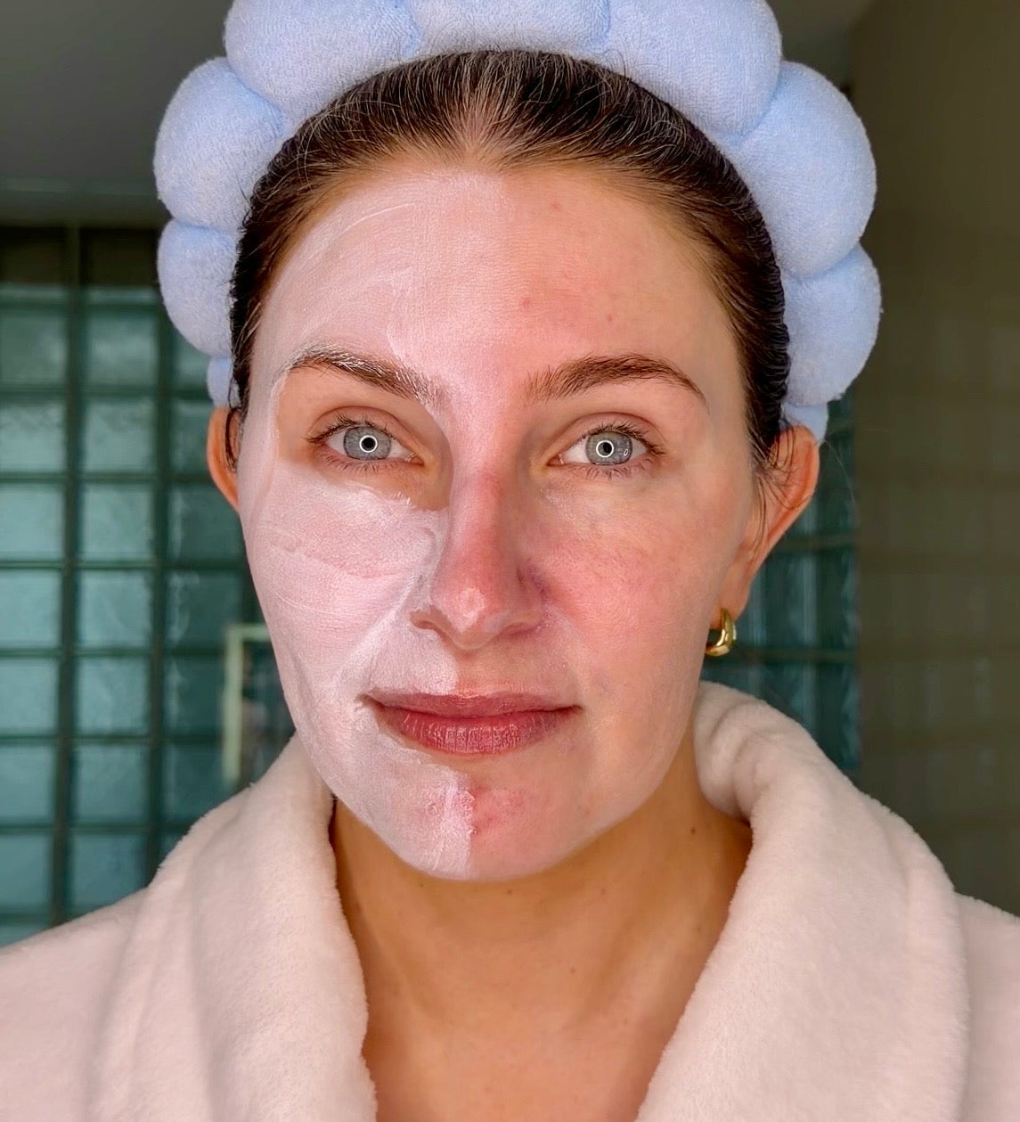 Nappy cream on your face?