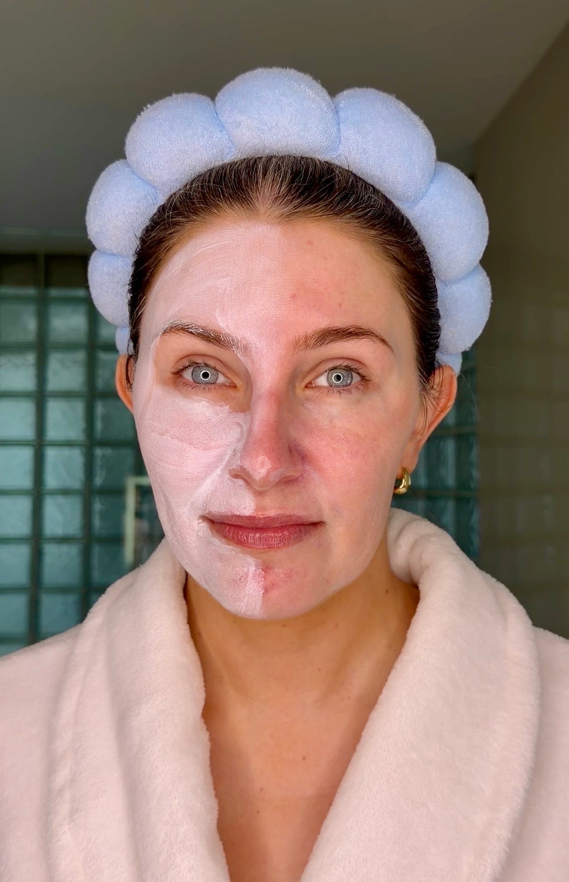 Nappy cream on your face?