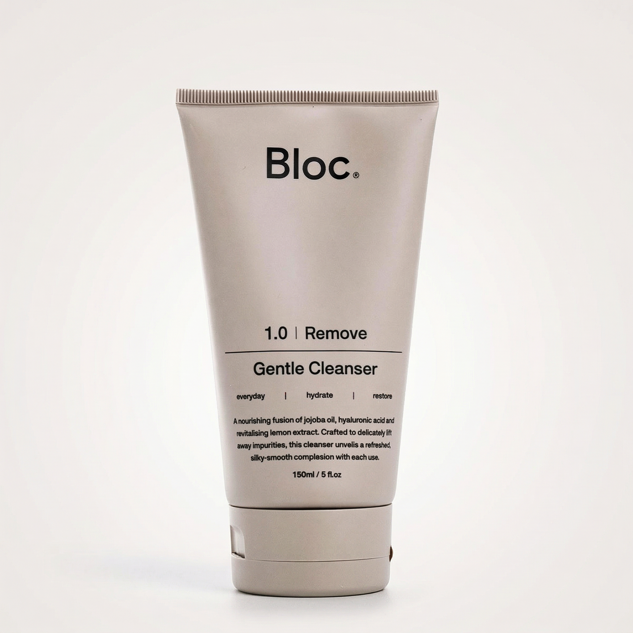 Bloc Gentle Cleanser 150ml, a Dermatologist-formulated cream cleanser for sensitive skin